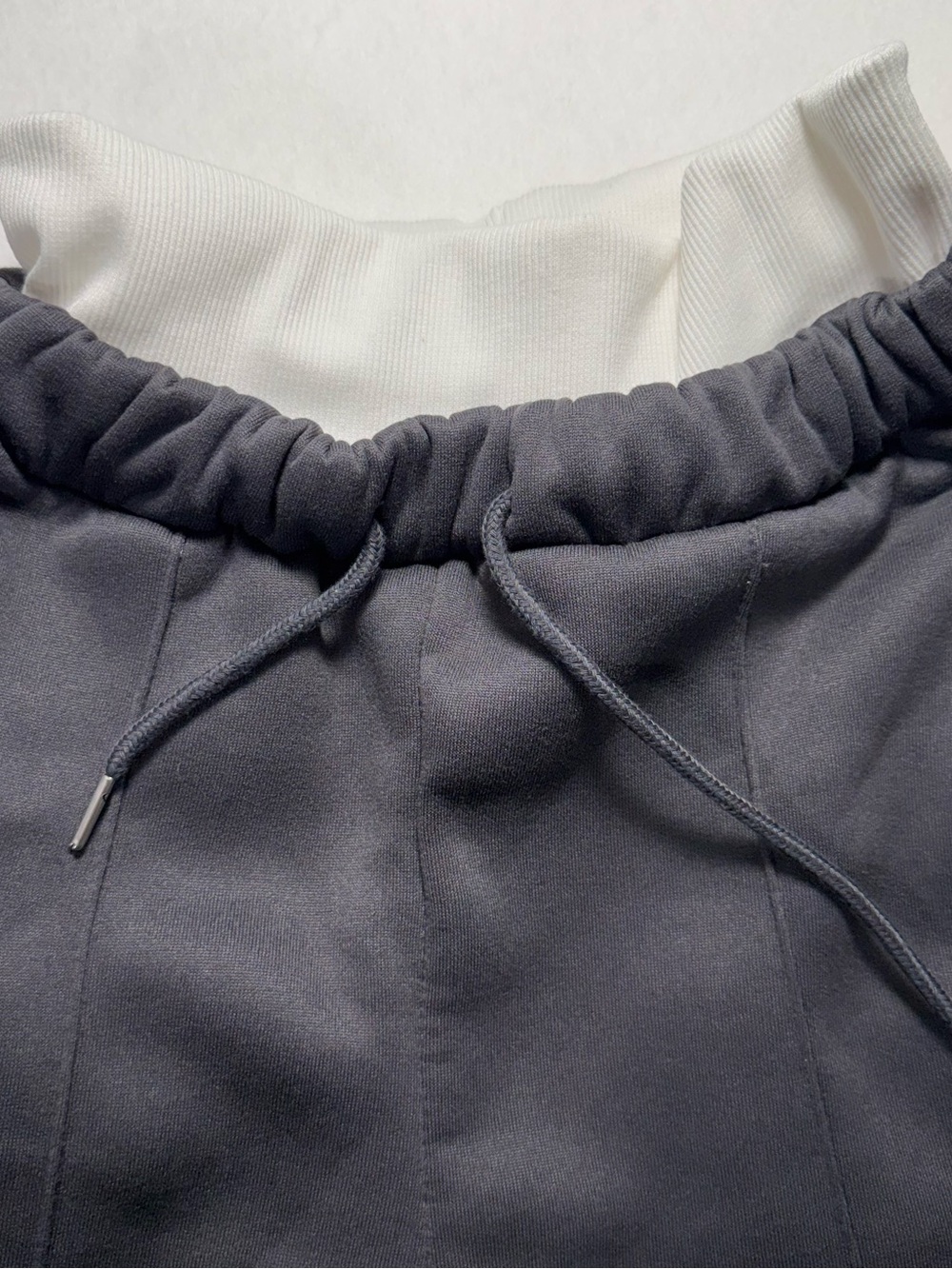 Calvin Klein Black Cropped Hoodie & Lounge Pants Set with White Accents - Picture 9 of 9